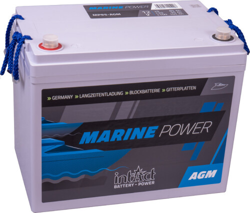 Power boat battery Intact Marine Power Deep Cycle AGM 12V 95Ah (C20)