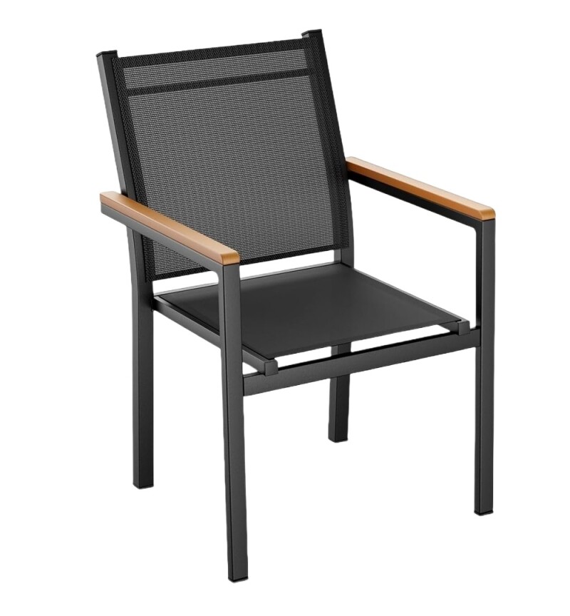 Стул террасный садовый Премиум, антрацит