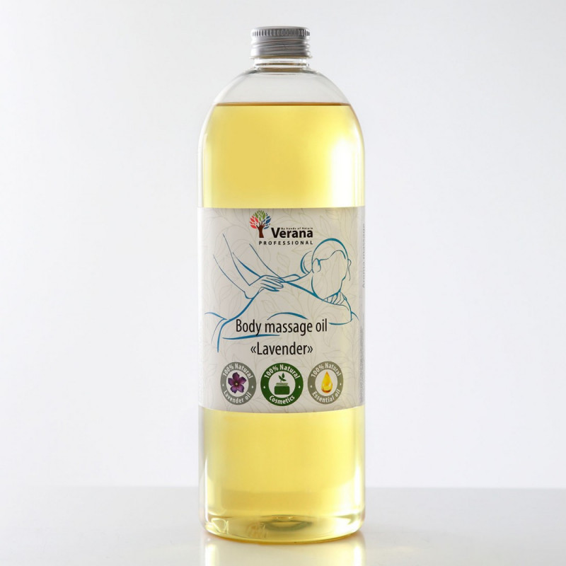Массажное масло для тела Verana Professional, Лаванда 1 литр