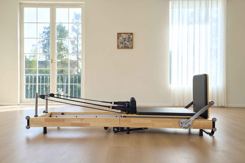 Foldable Solid Wood Pilates Reformer 60R