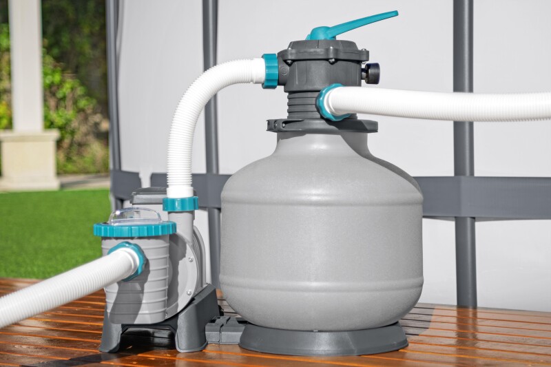 Bestway 58486 baseinu smilšu filtrs un sūknis 11355 L, tvertne 36kg