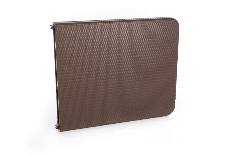Saliekams galds ar rotangpalmas dizainu 183x76 cm + 2 soli