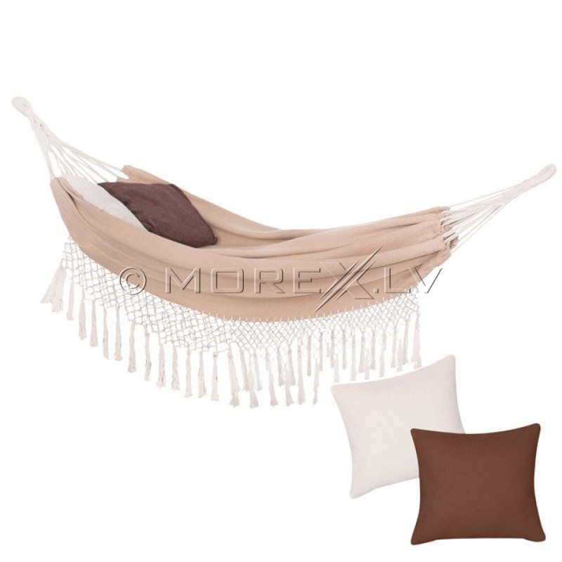 2-seat hammock, beige, 200х150 cm