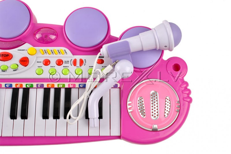 Kids Keyboard with a Microphone and a Chair 00001374