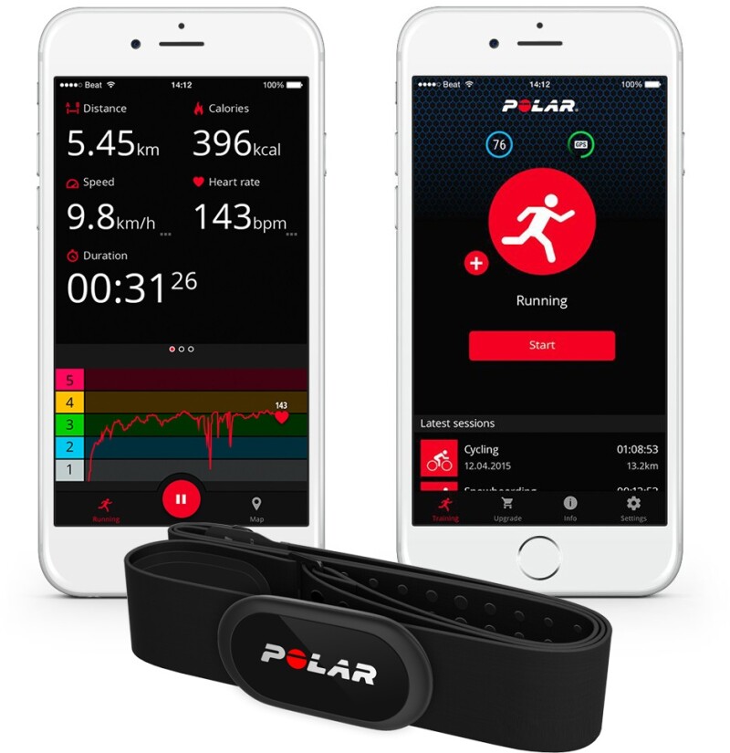 Polar H10 Heart Rate Sensor XS-S, black