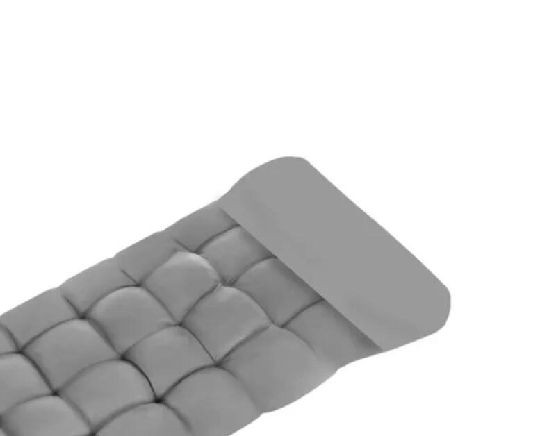 Garden chair cushion 165x50 cm, grey