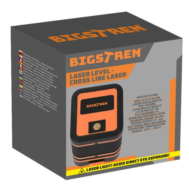 Green cross laser level with self-leveling