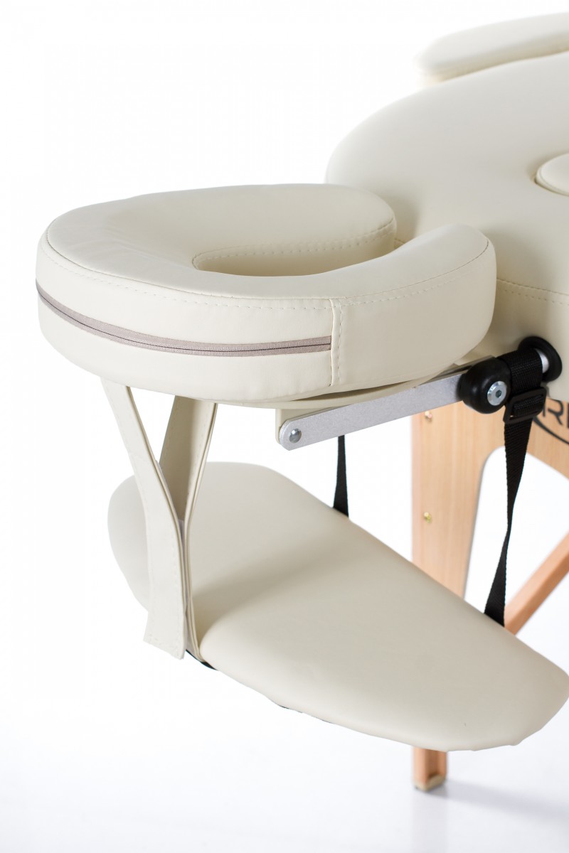 Massage Table + Massage Bolsters RESTPRO® VIP OVAL 2 CREAM