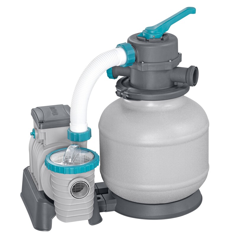 Bestway 58499 baseinu smilšu filtrs un sūknis 8327 L, tvertne 20 kg