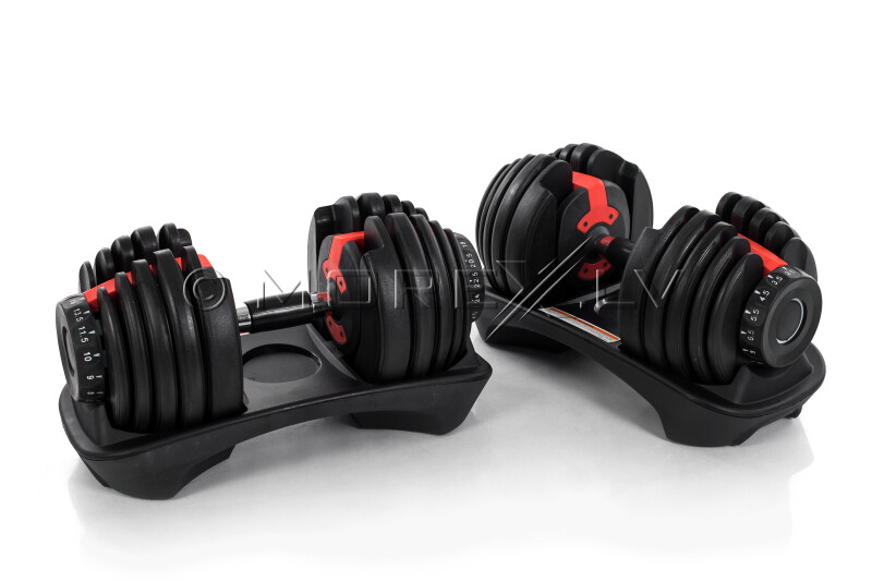 Adjustable dumbbell set 2x24kg