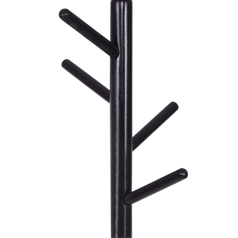 Floor clothes hanger, Ø 42 x H 175 cm whood/black