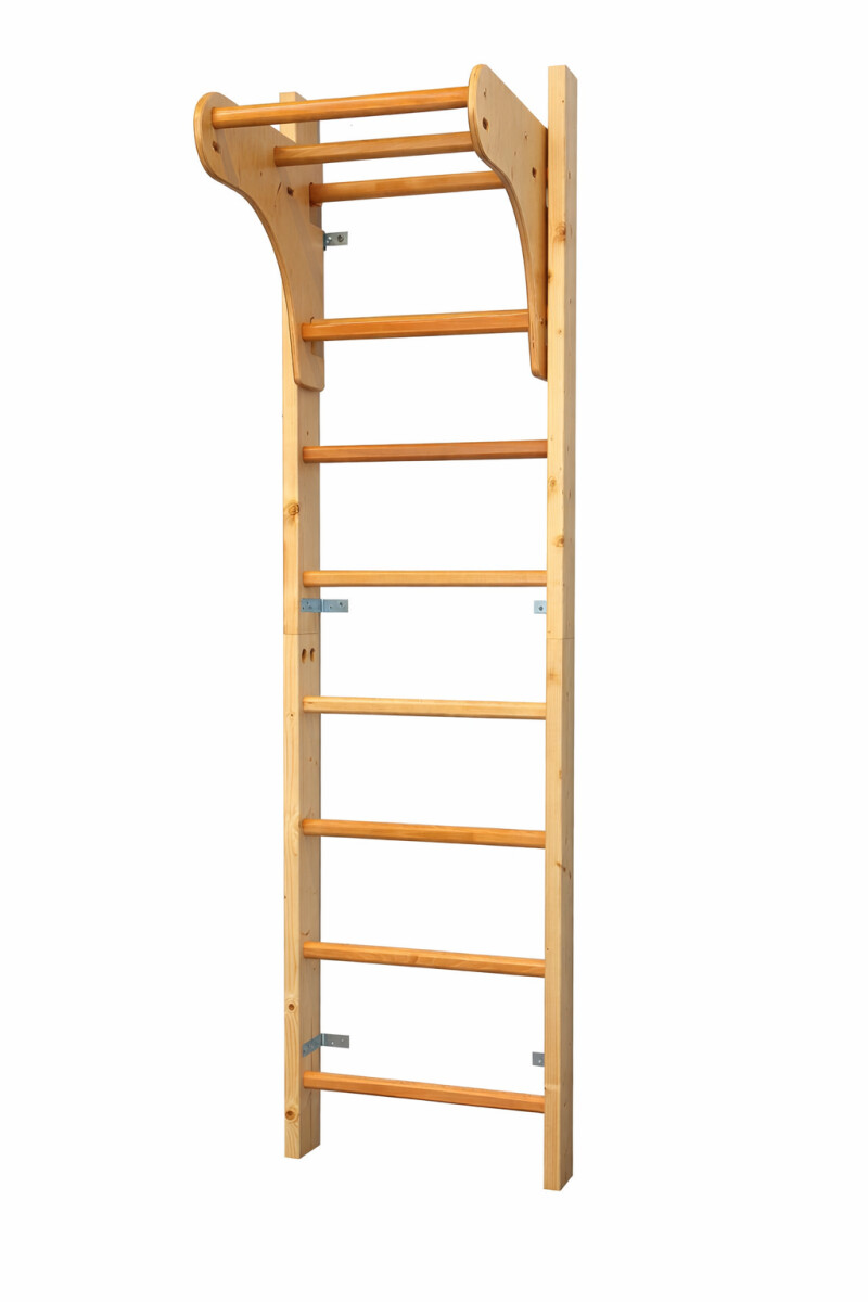 Koka pievilkšanās stienis zviedru sienai 65 cm