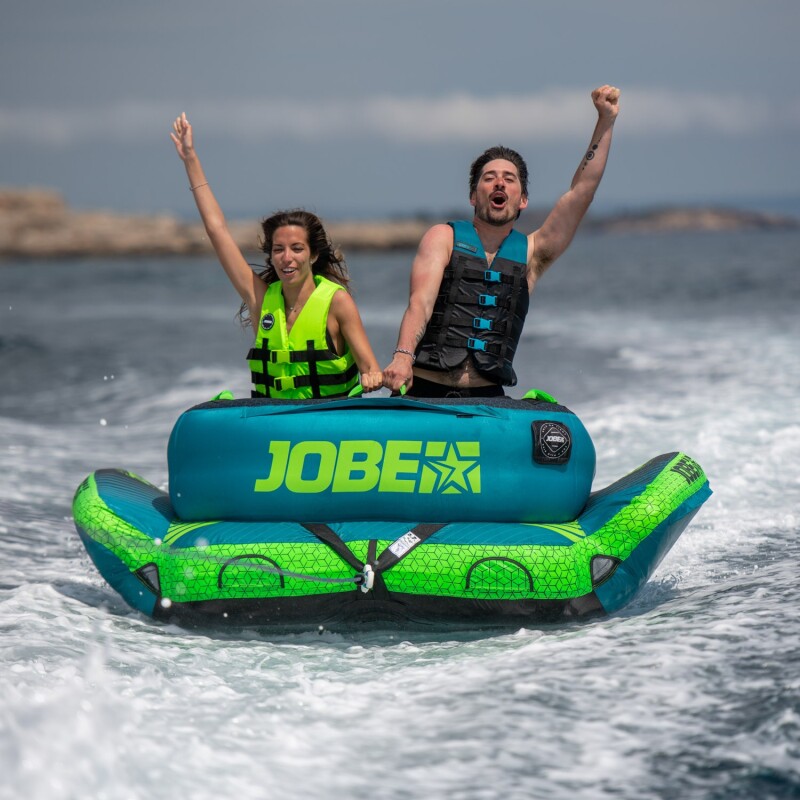 Inflatable Towable Jobe Binar 2P, light blue, 215x183x70 cm