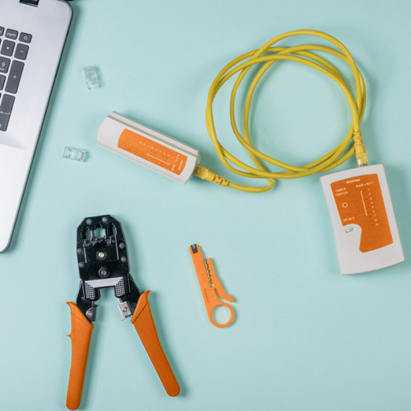 Professional Network Tool Kit XXL with Cable Tester