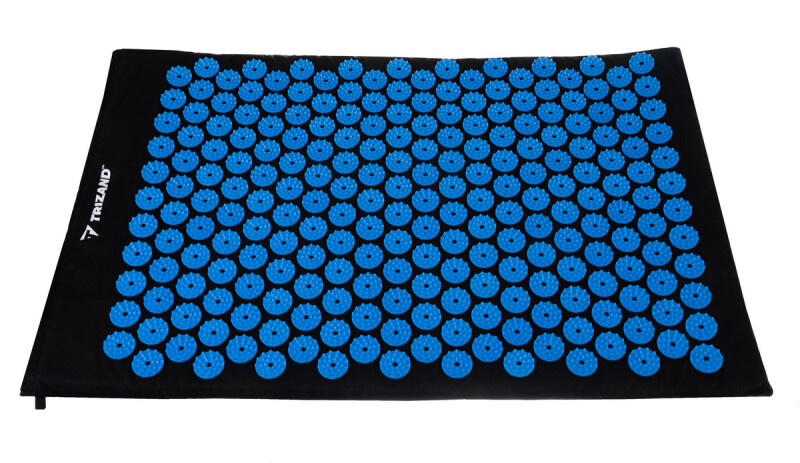 Массажный акупунктурный коврик Trizand с подушкой и шариками (акупрессурный)