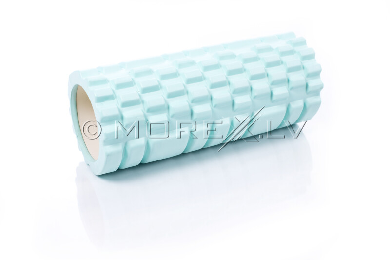 Massage Foam Roller 30x10cm, blue-green