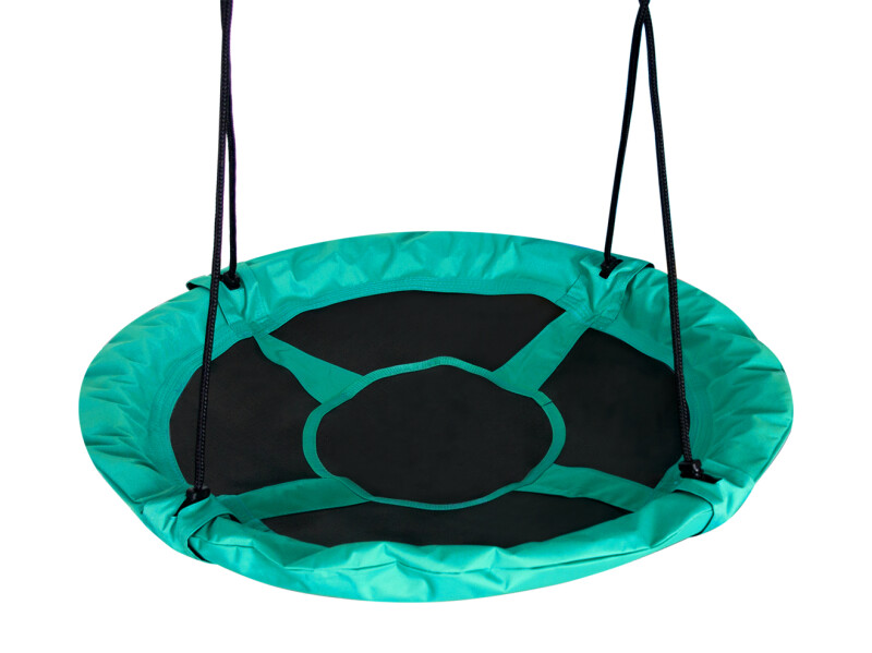 Swing Stork's nest NEST-3, Ø 120 cm, green-black