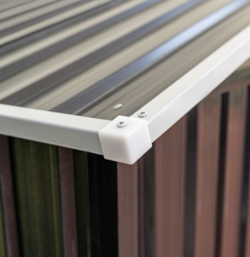 Metãla dārza mājiņa - šķūnis, 125x195x206 cm