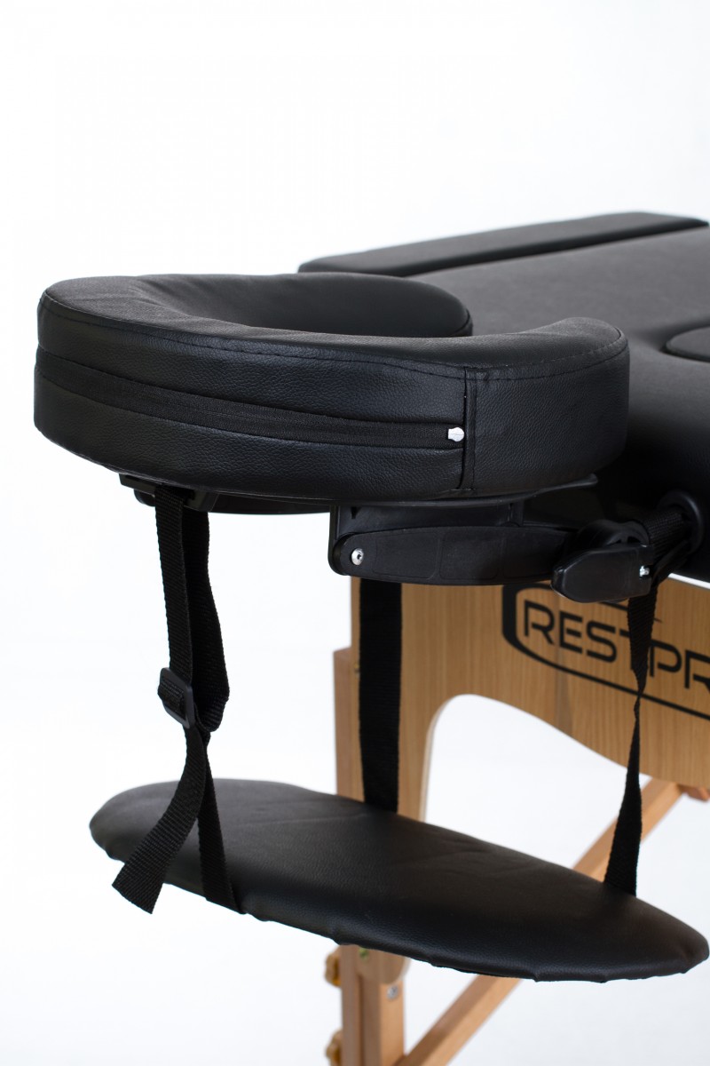 Складной массажный стол + массажные валики RESTPRO® Classic-3 Black