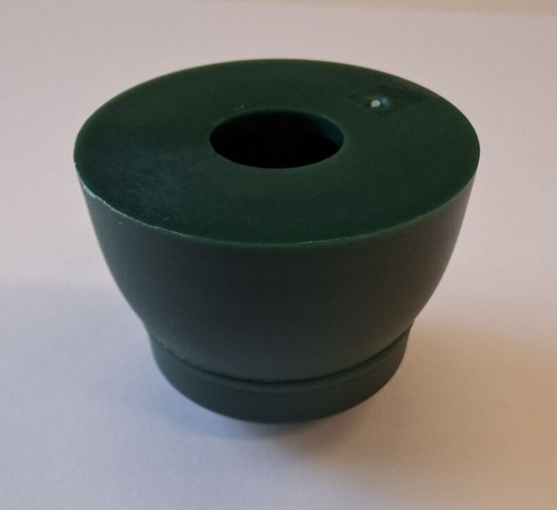 Plastmasas vāciņš skrūvēm 12 mm, zaļš