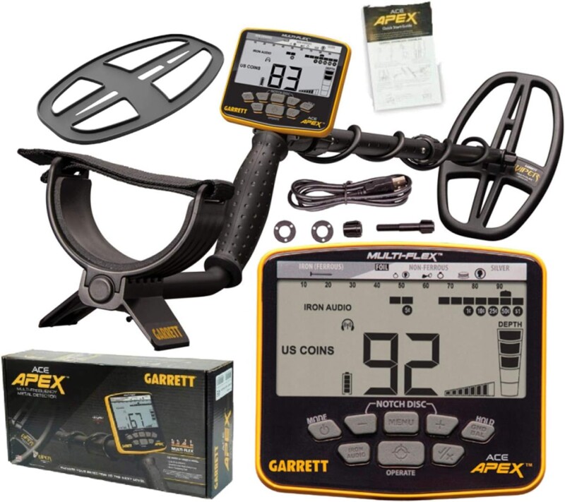 Metal Detector Garrett ACE APEX + GIFT: Pro-Pointer AT Z-LYNK