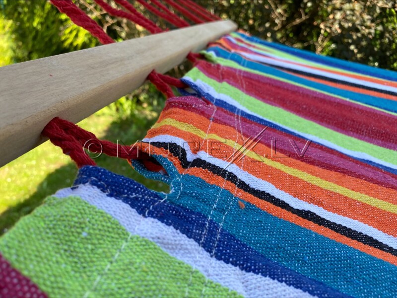 Hammock-garden swing 200x150 cm, multicolored