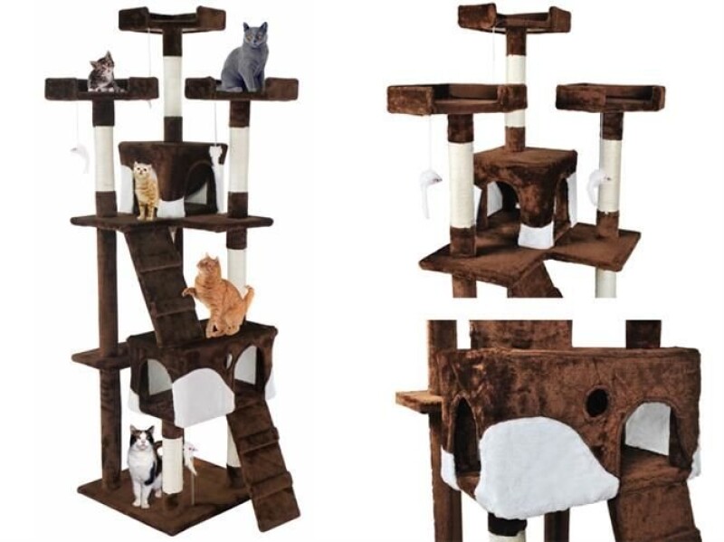 Cat House 170 cm, brown