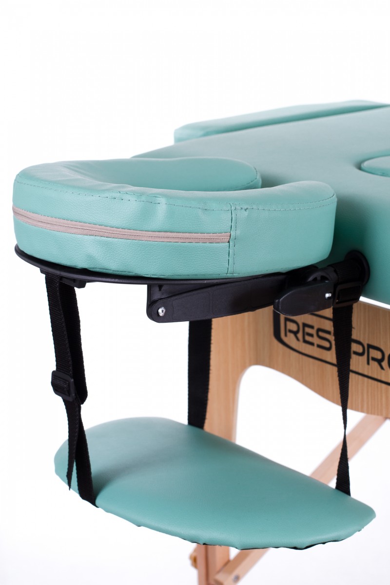 Massage Table + Massage Bolsters RESTPRO® Classic-2 Blue-green