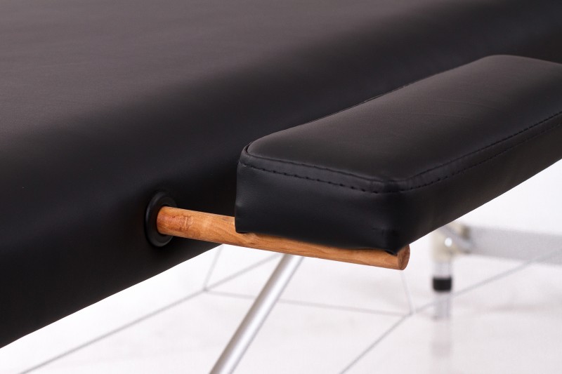 RESTPRO® ALU 2 (M) Black portatīvais masāžas galds (kušete)