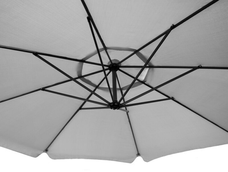 Sun protection umbrella on a stand, 3,5 m, dark gray