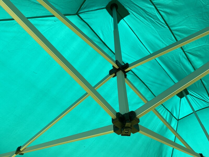 Pop Up Saliekamā nojume 3x4.5 m, ar sienām, Bēša, X sērija, alumīnijs (tents, paviljons, telts)