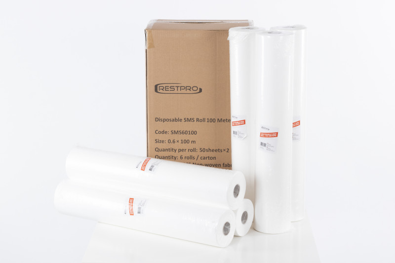 Disposable SMS flizelin - roll 0.6x100 m, 300 pc.