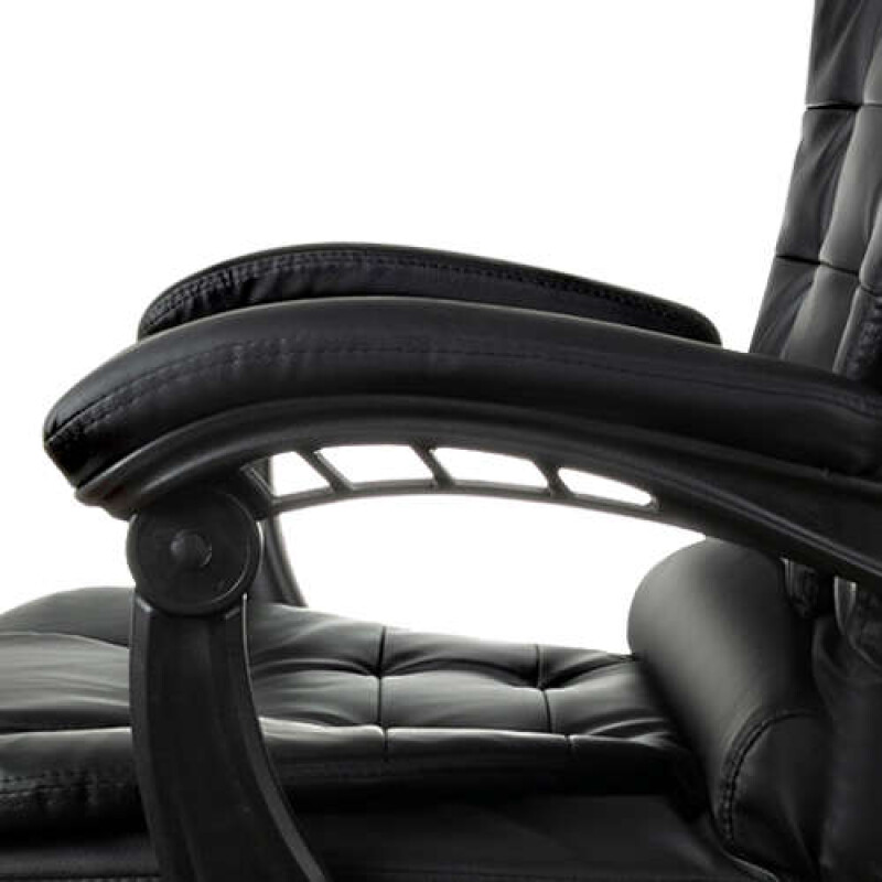 Office Chair with a footrest, black (16224)