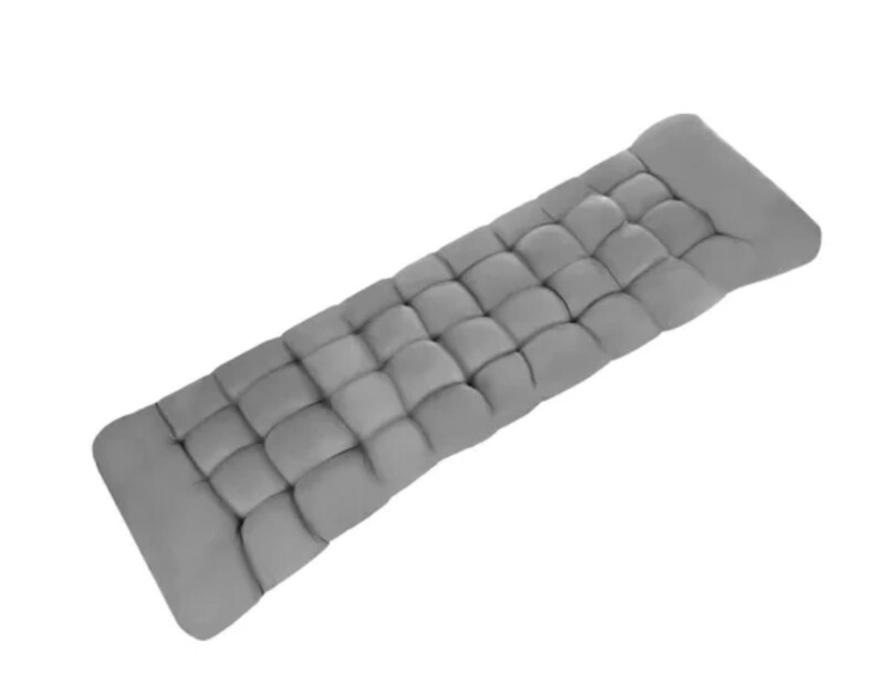 Garden chair cushion 165x50 cm, grey
