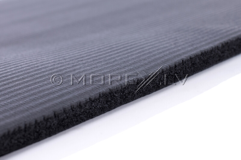 Yoga pilates exercise sport mat 179х60х1,5 cm, black