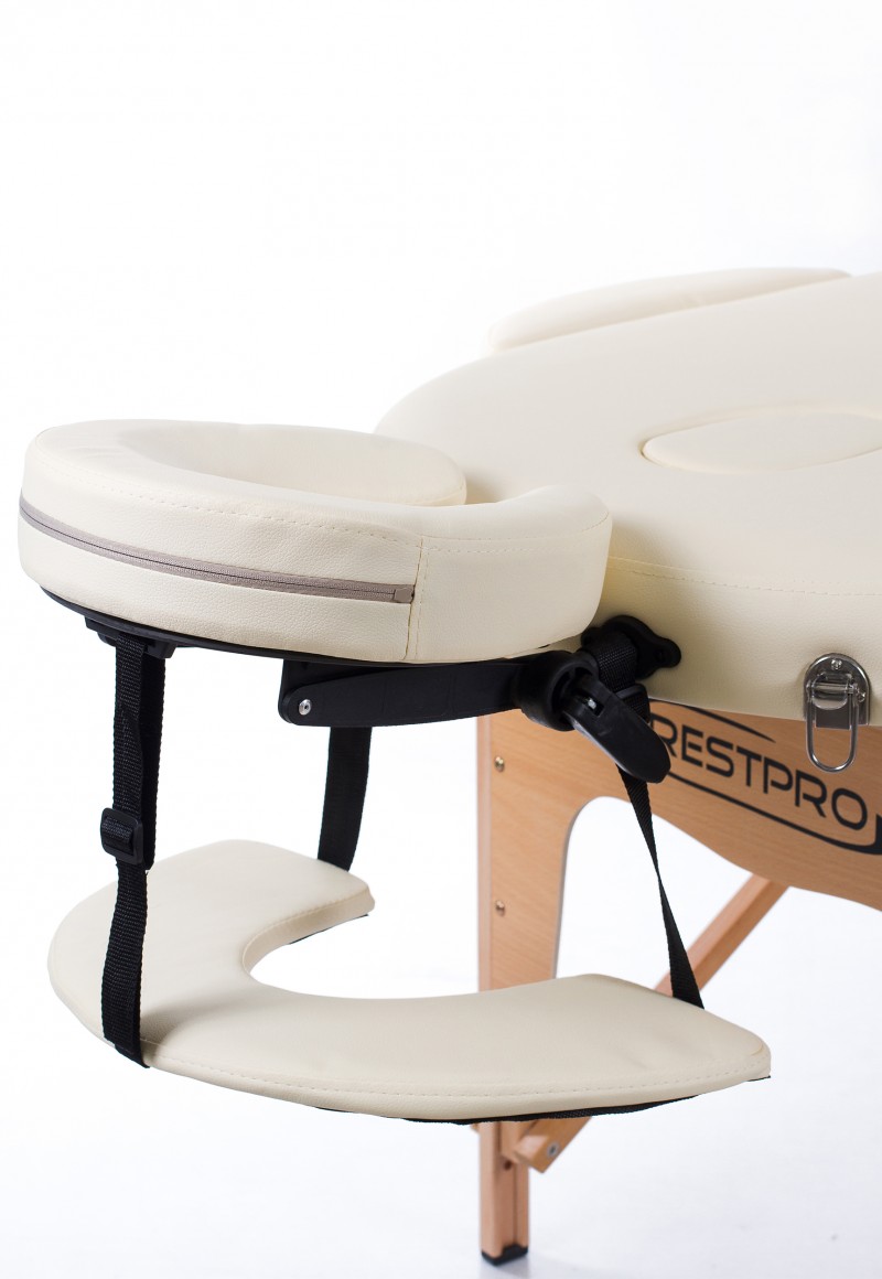 Sulankstomas masažo stalas RESTPRO® Classic Oval 3 Cream