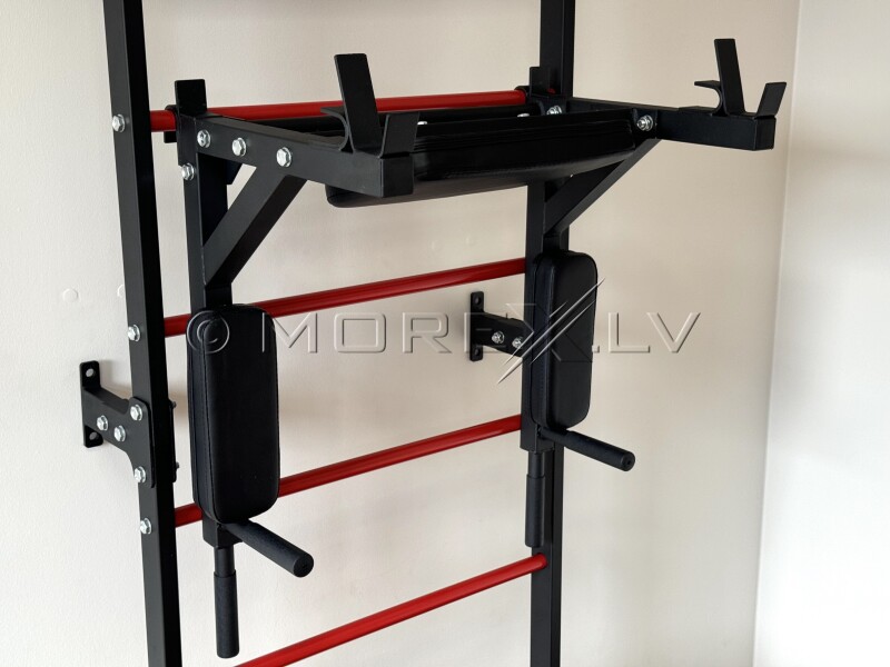 Спортивный комплекс шведская стенка STRONG-1 Red-Black - использовалась для одной фотосессии!