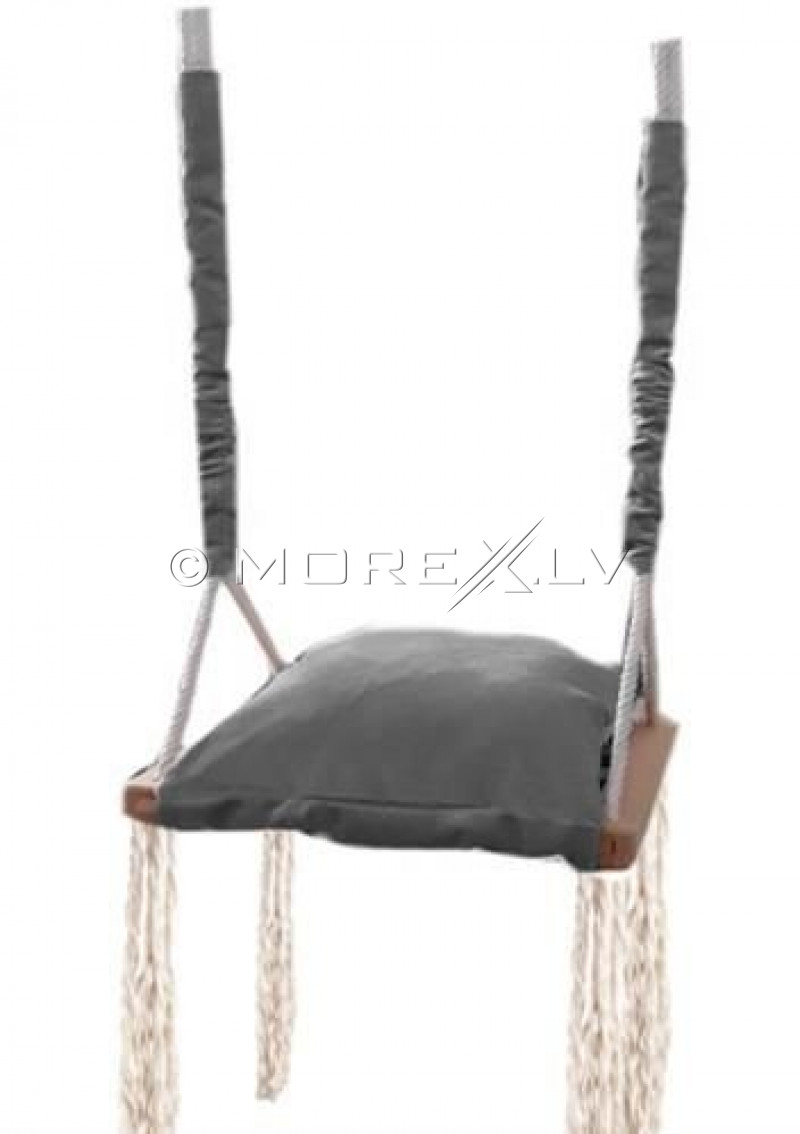 Wooden swing chair for kids, 3in1, grey