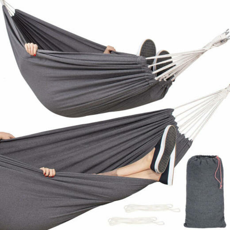 Hammock-garden swing 200x150 cm, dark gray