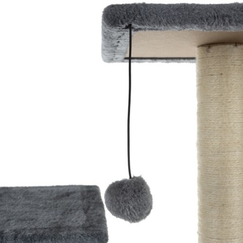 Kaķu māja nagu asināmais 74 cm, pelēks