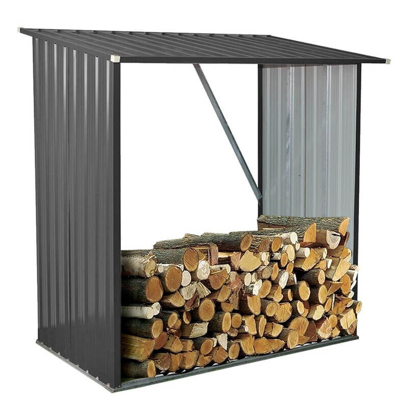 Firewood Storage Shed, 163x83x154 cm