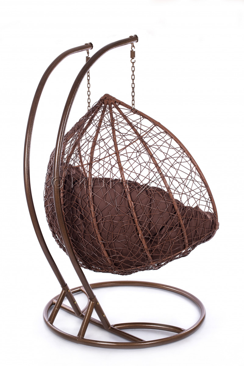 Double hanging egg chair 1144D, on tripod