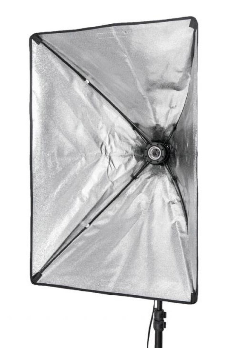 LED Quadhead 4x125W, Softbox 50x70 см со стойкой для света (фото 05081)