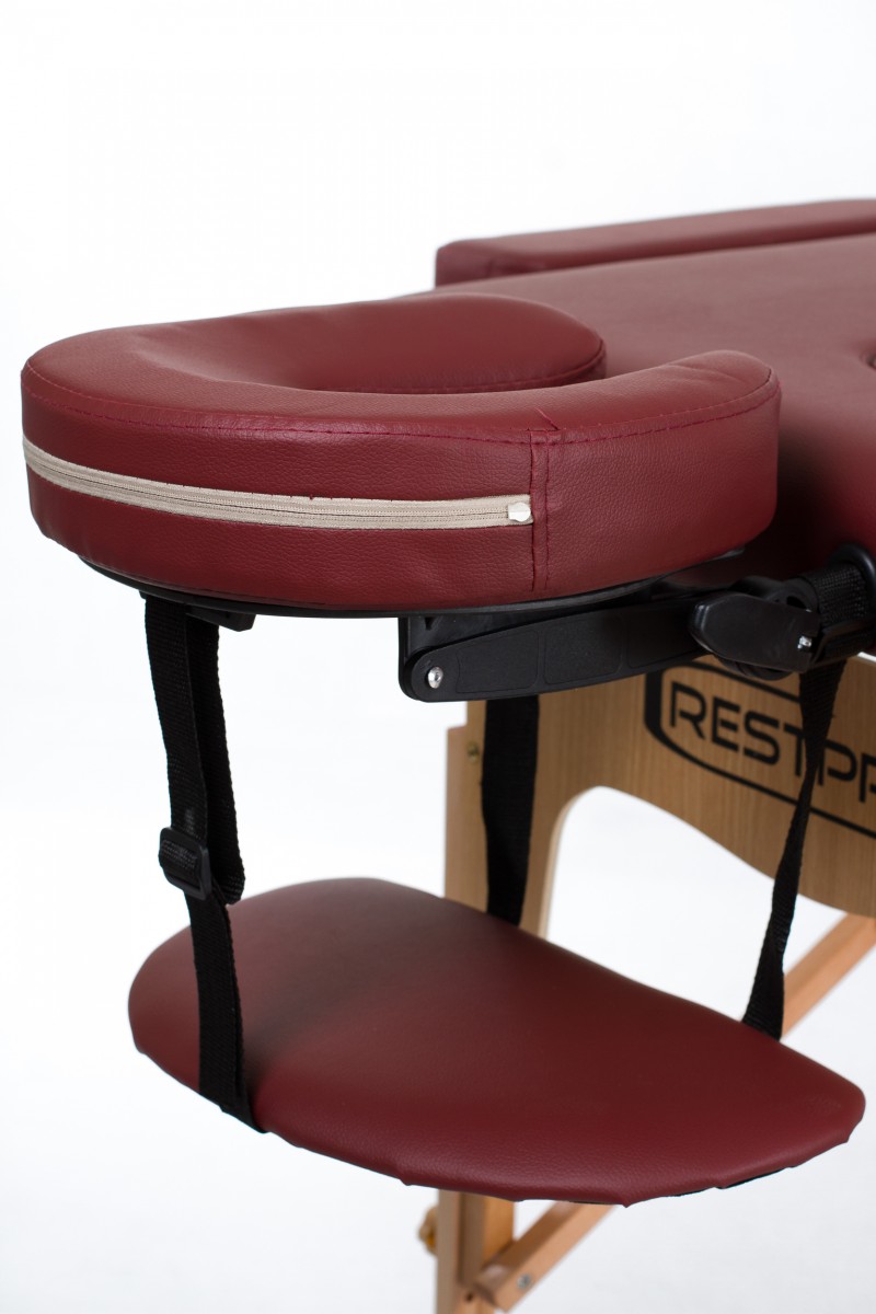 Massage Table + Massage Bolsters RESTPRO® Classic-2 Wine Red