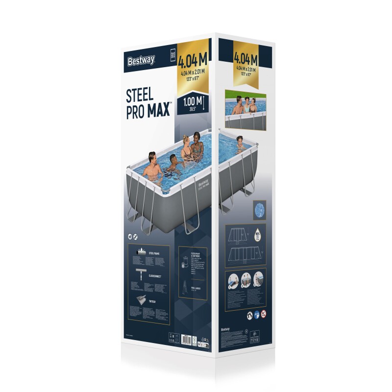 Frame pool Bestway 56441 Power Steel 404x201x100 cm