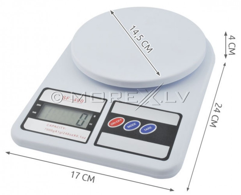 Köök digitaalsel skaalal 7kg (00003464)