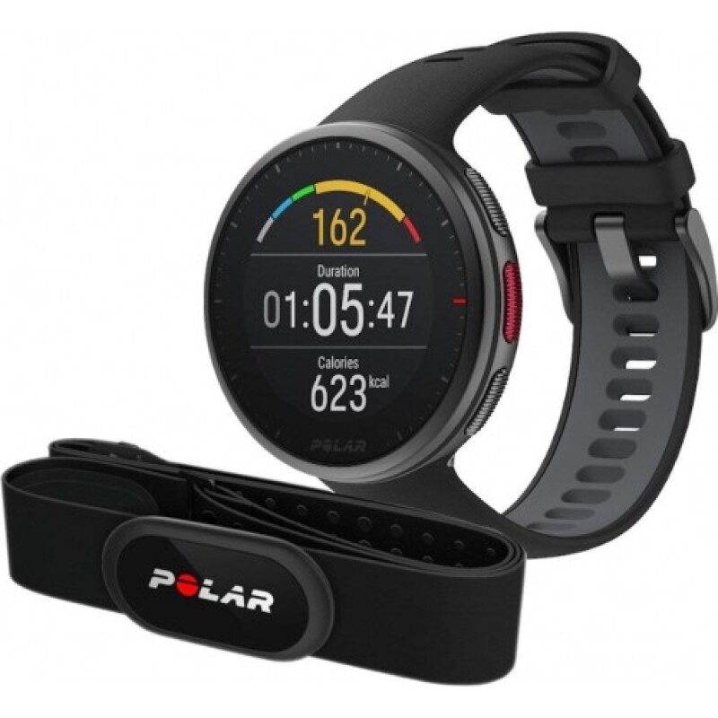 Спортивные часы POLAR VANTAGE V2 BLACK, M/L с нагрудным пульсометром Polar H10