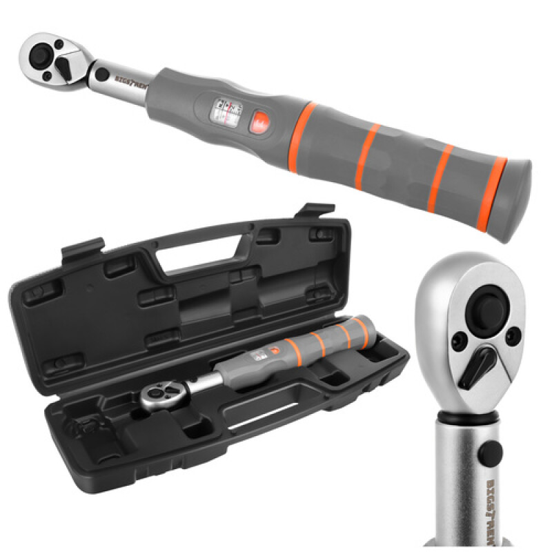 Torque wrench 1/4 2-26 Nm right/left with ratchet