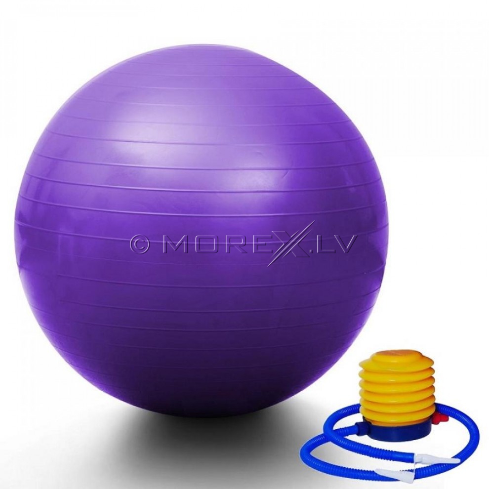 55cm... RBX Fitness Ball with Anti-Burst Design for Balance and Core Fitness