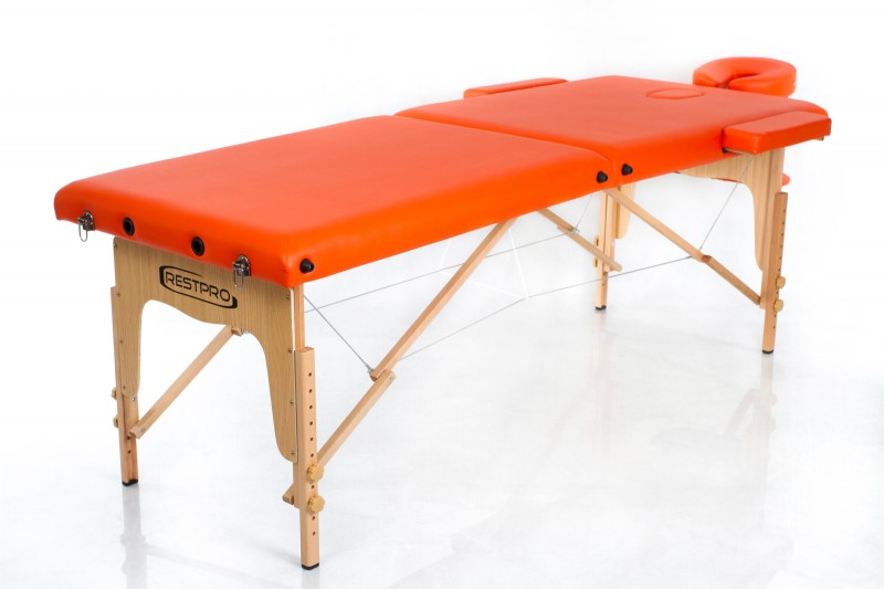 Massage Table + Massage Bolsters RESTPRO® Classic-2 Orange